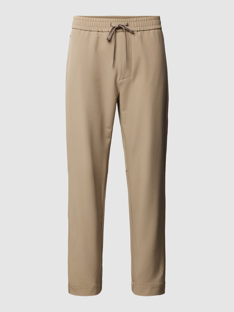 Stoffhose mit elastischem Bund Modell 'Flex' in khaki