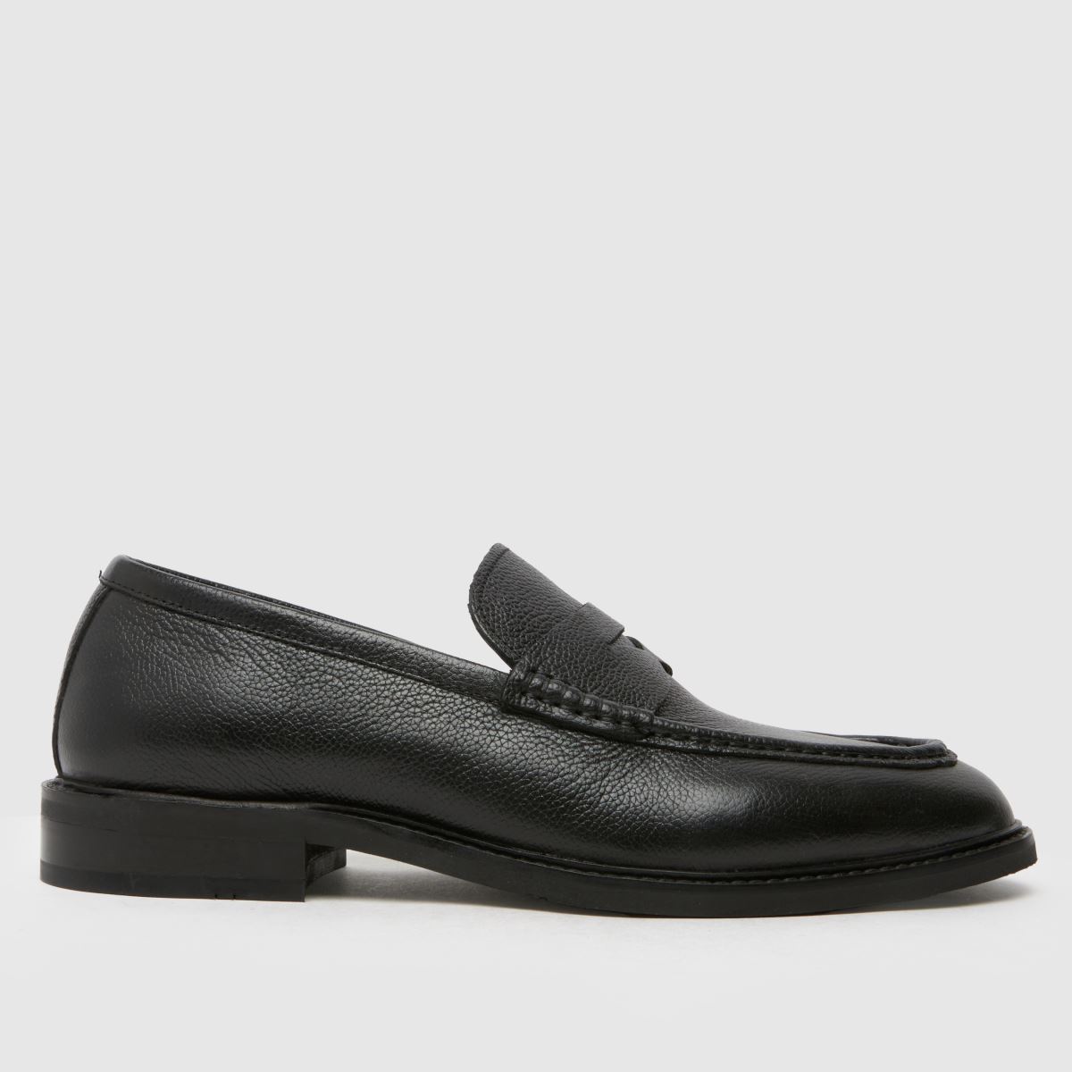 Schuh Rhodes bőr mokaszin cipő fekete színben