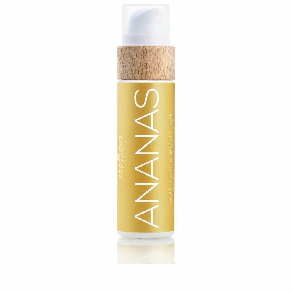 Cocosolis Selbstbräunungscreme ANANAS sun tan & body oil 110 ml