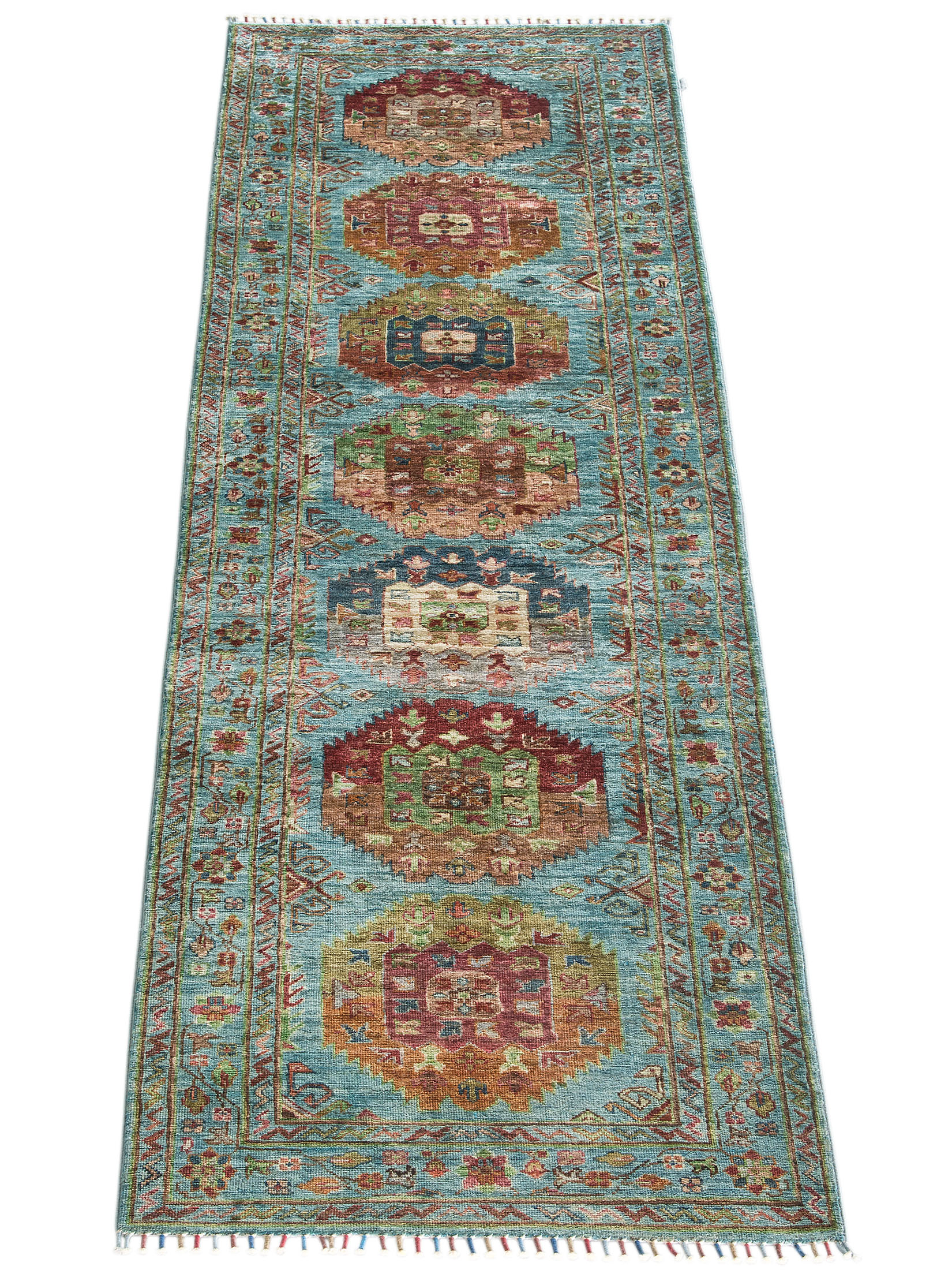 Kazak Ghazni ca. 83 x 288 cm, Unikat / Einzelstück