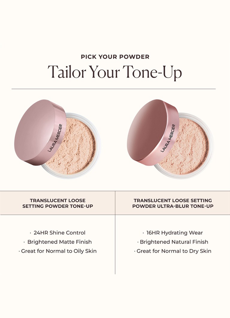 Laura Mercier Ultra-Blur, cipria in polvere libera traslucida senza talco