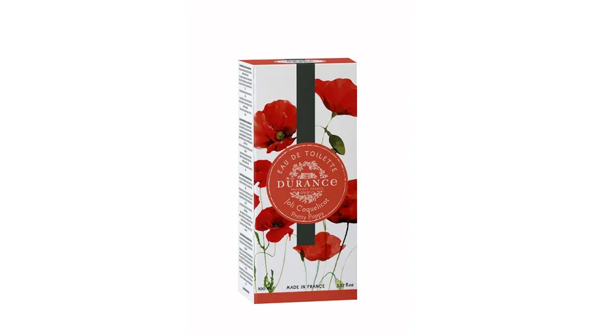 DURANCE Les Eternelles EDT schöne Mohnblume 100 ml