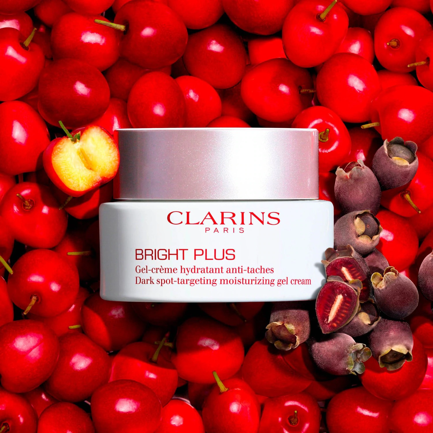 „Clarins Bright Plus“ drėkinamasis gelis-kremas nuo tamsių dėmių