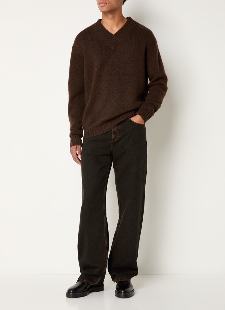 Sandro Wide leg jeans with colored wash