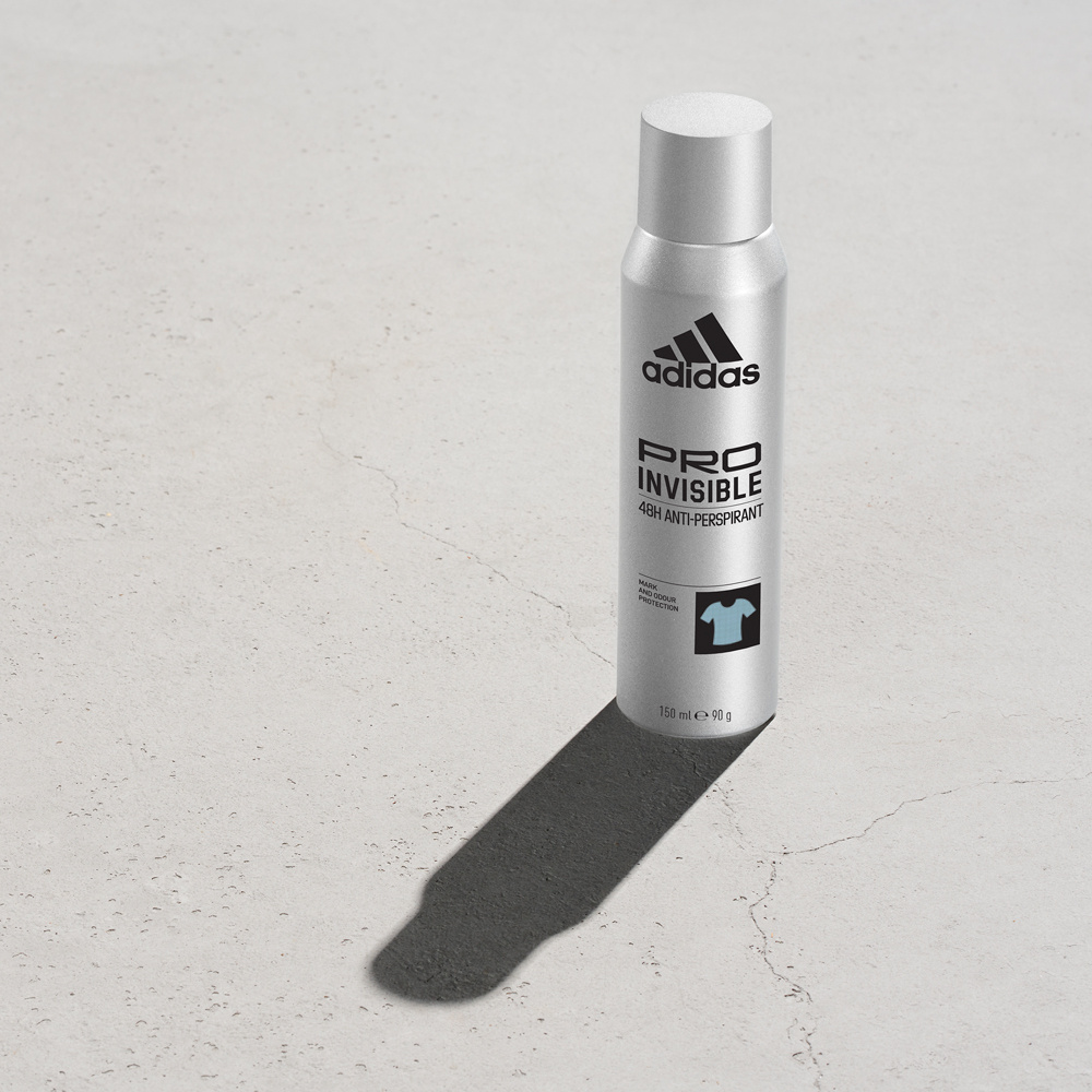 adidas Pro Invisible - Formule testée dermatologiquement, vegan et sans alcool. Déodorant - 150 ML