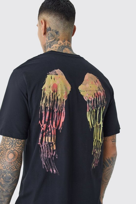 Tall Oversize T-Shirt mit Print