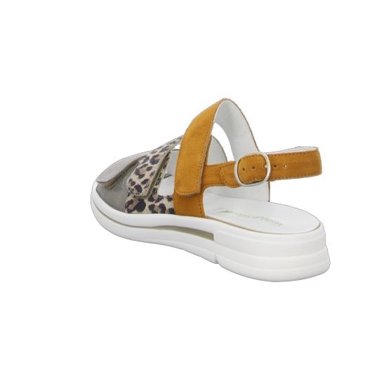 WALDLÄUFER Klassische Sandalen taupe BUFA LEOFIORE VELOUR