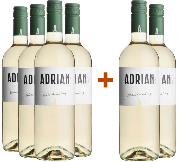 4+2 Paket Welschriesling trocken - Weingut Adrian