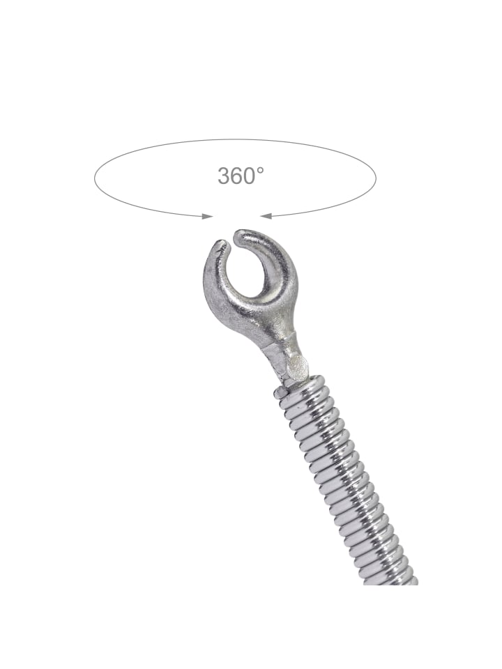 relaxdays Rohrreinigungsspirale in Silber - 3 m günstig kaufen onesize
