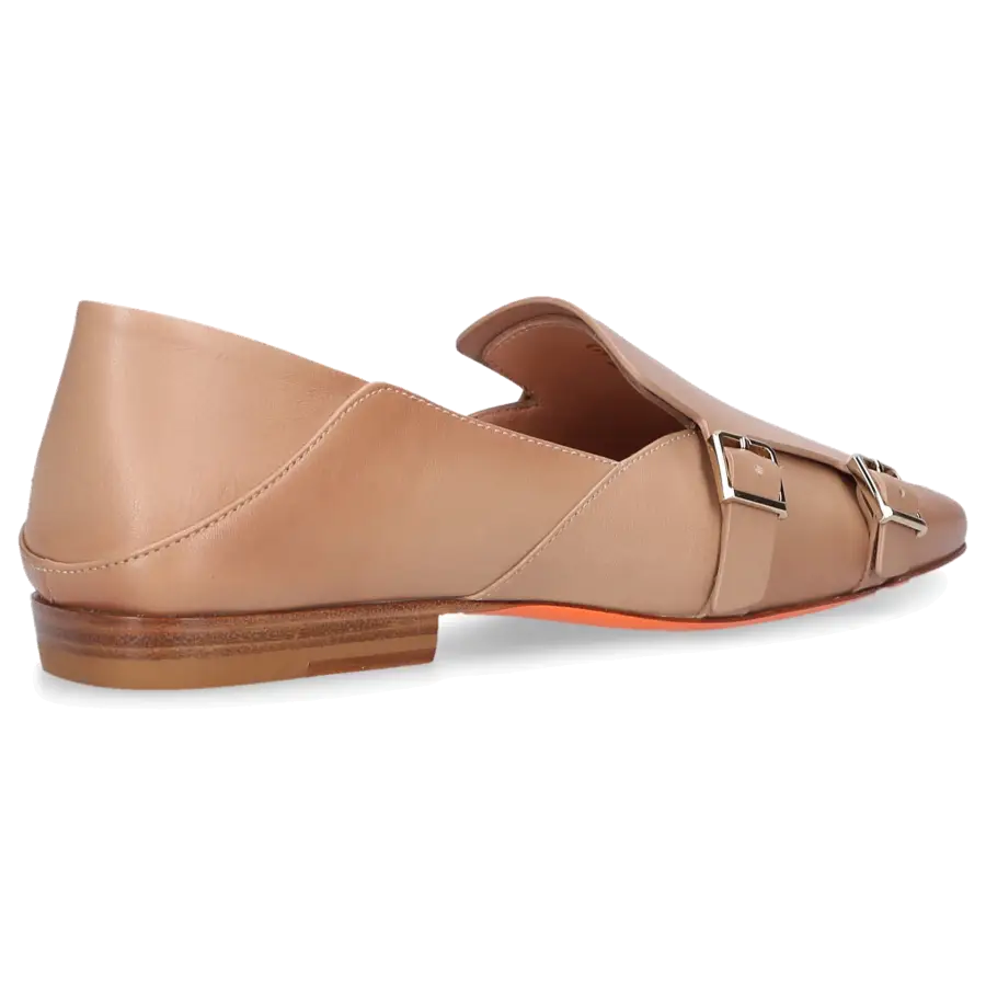 Santoni - Monk Schuhe 59890 Kalbsleder - beige