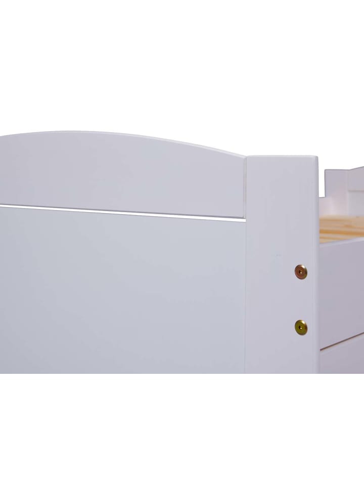 ebuy24 Bett Ulli Weiß 205 x 98 cm günstig kaufen onesize