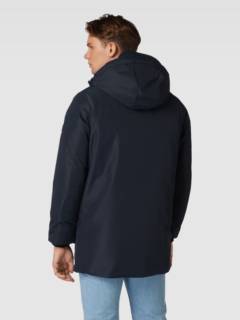 Parka mit Brusttasche Modell 'CARL' in dunkelblau