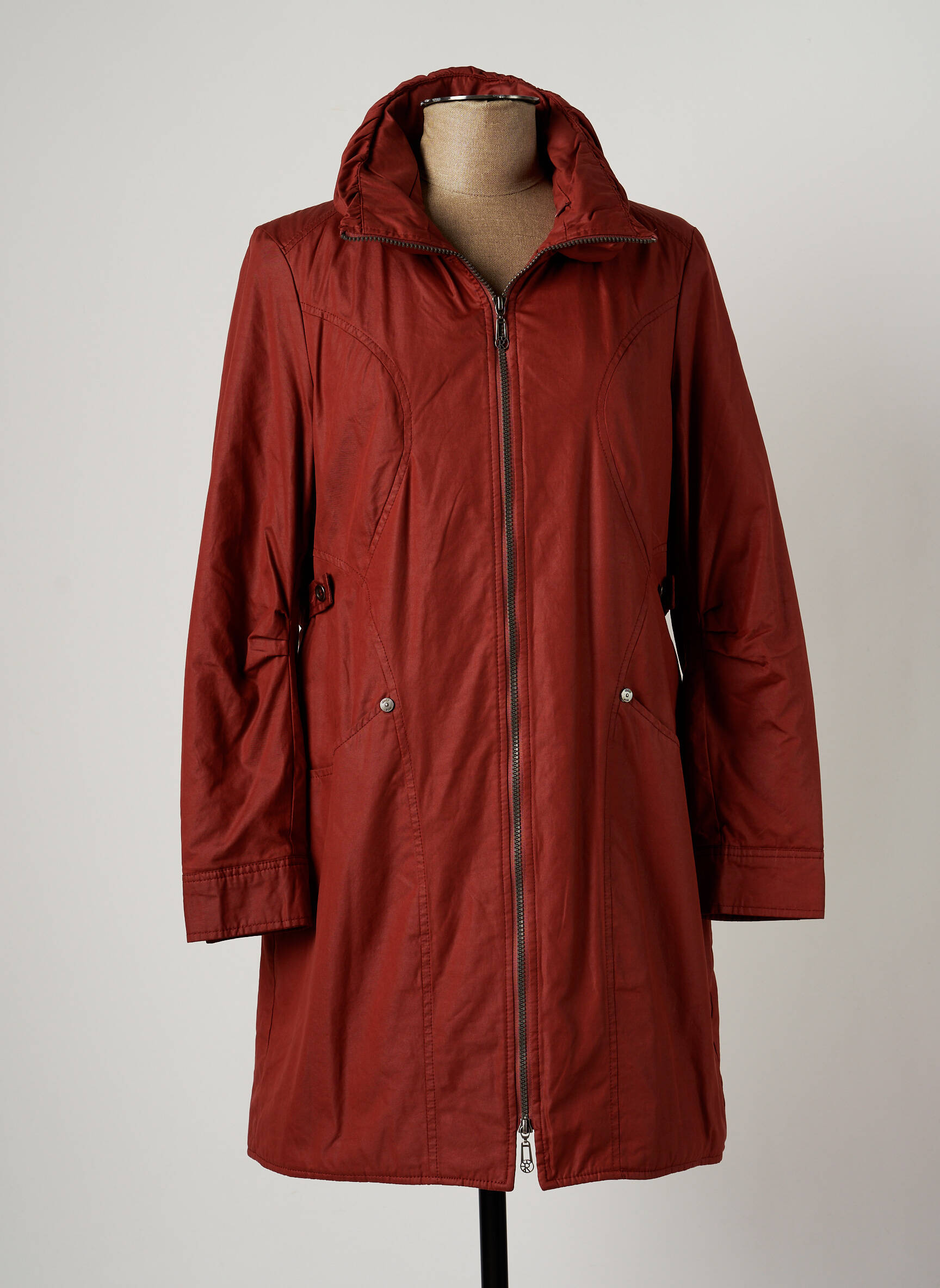 Rever Mile Impermeables Trenchs Femme couleur orange