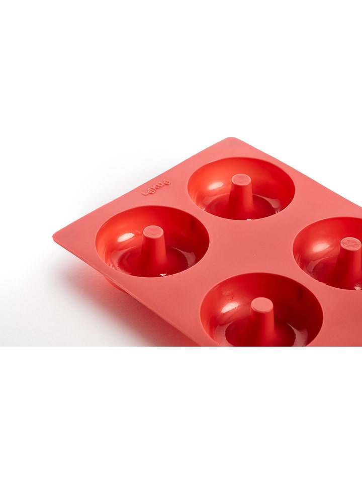 Lekué Donutform in Rot - (B)30 x (H)3,4 x (T)11,8 cm günstig kaufen onesize