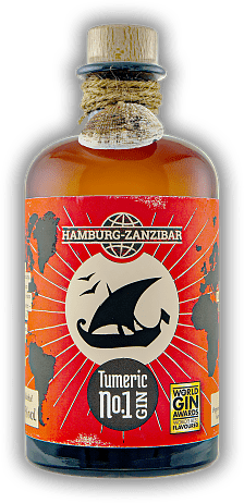 Hamburg-Zanzibar Tumeric No. 1 Gin Hamburg-Zanzibar Tumeric No. 1 Gin Gold - World Gin Awards 2021 - World's Best Flavoured 0,5	 Liter - Vol 45%