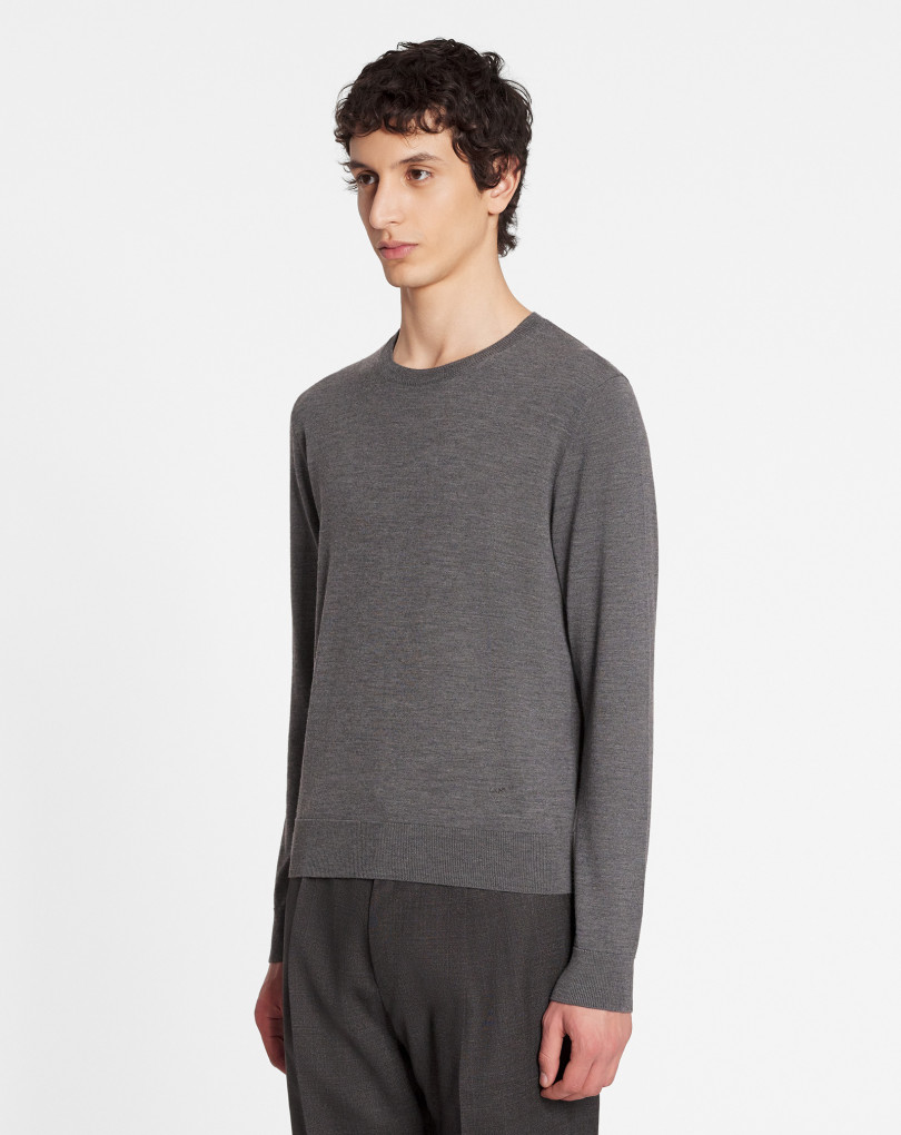 PULL COL ROND EN LAINE MÉRINOS
