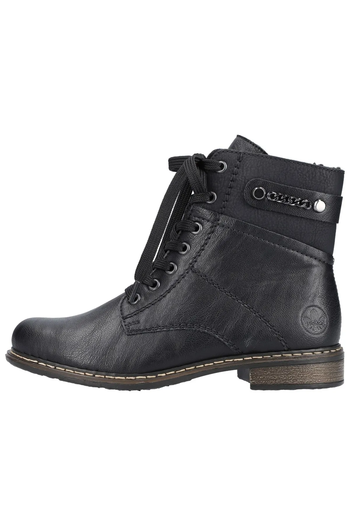 Rieker  Stiefelette - Schwarz - Blockabsatz