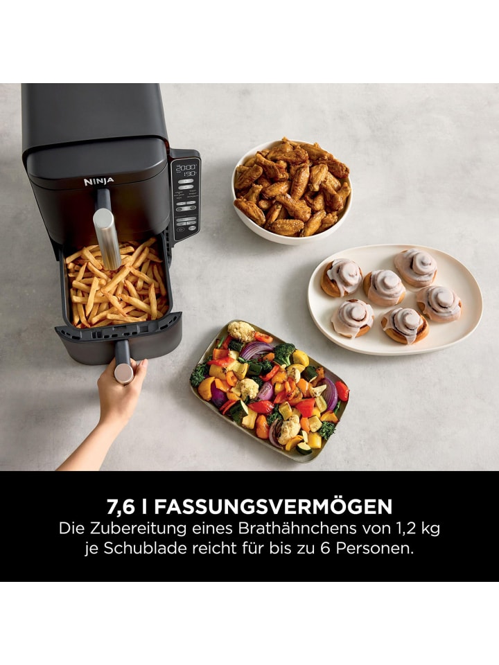 NINJA Heißluftfritteuse Double Stack SL300EU in schwarz günstig kaufen onesize
