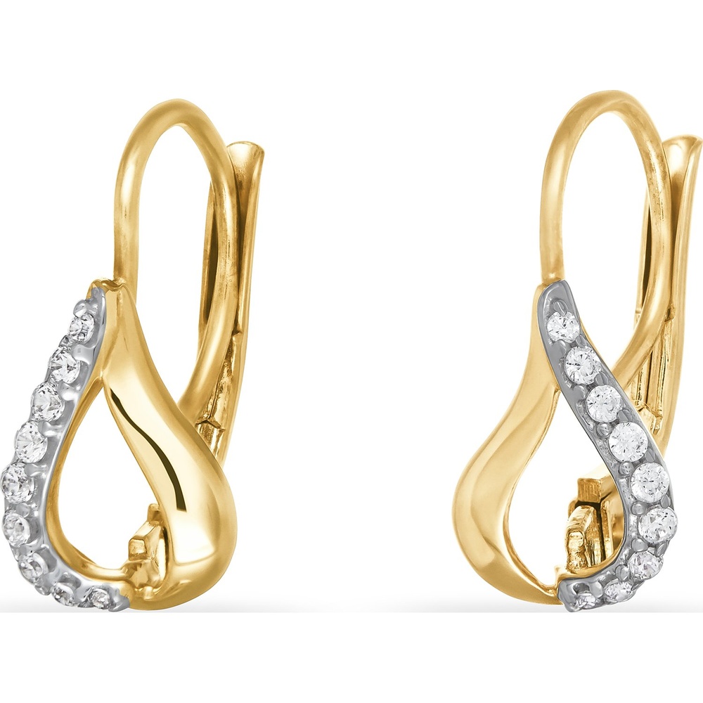 FAVS Boucles d'oreilles 375 Or jaune Boucles d'oreilles