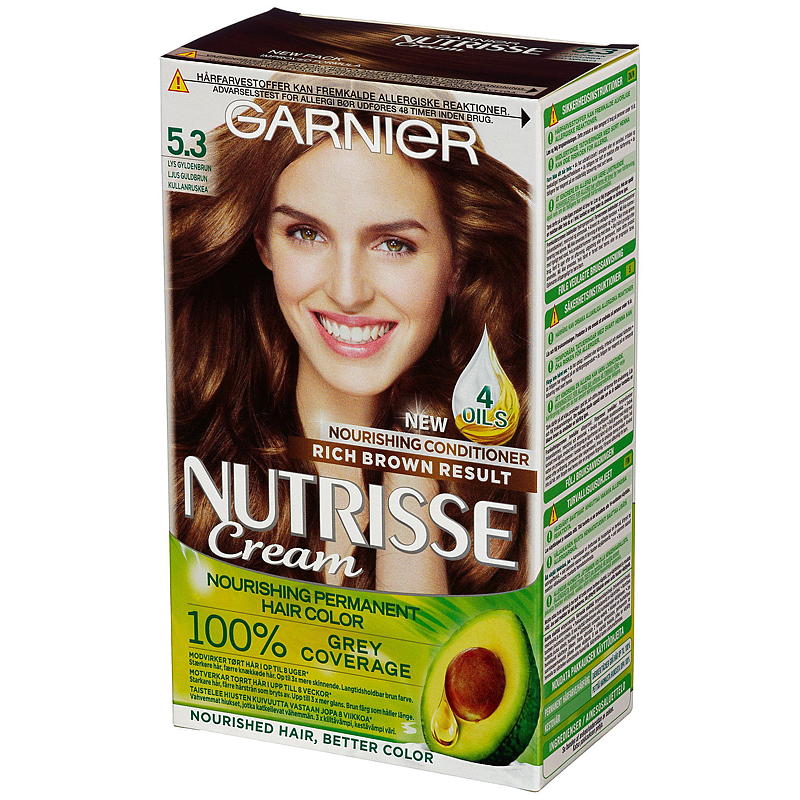 Garnier Nutrisse Cream 5.3 Lys gyldenbrun
