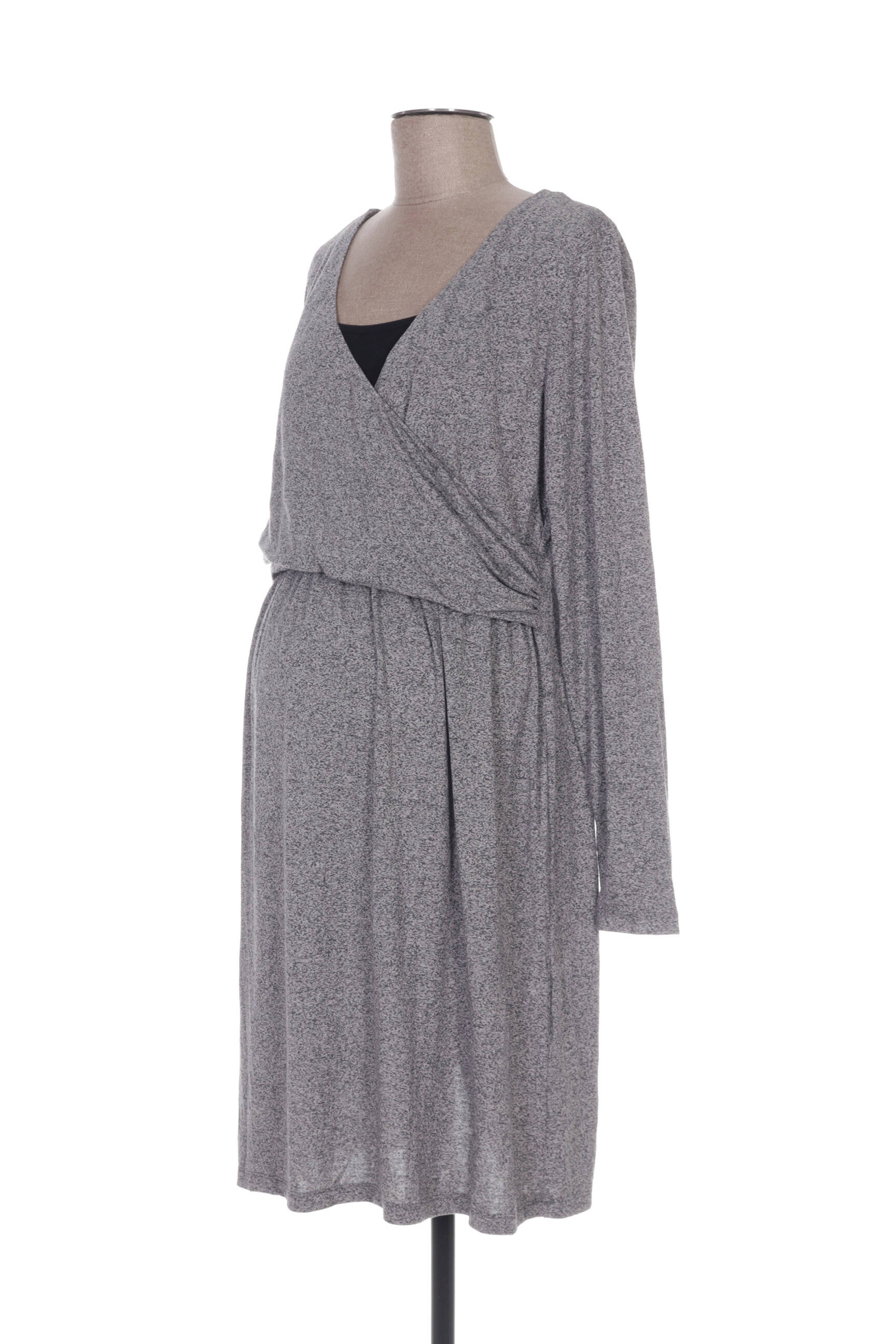 Colline Robes Maternite Femme couleur gris