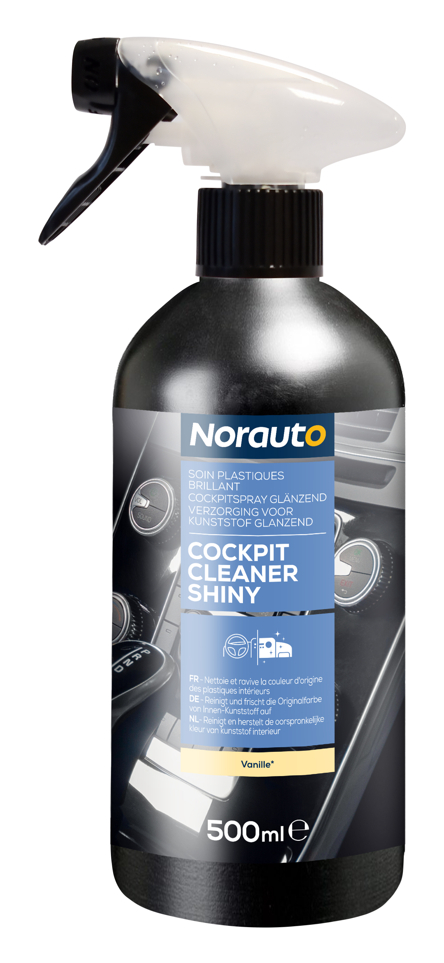 Norauto Cockpitreiniger Glanzfinish, Vanilleduft, 500 ml - ATU