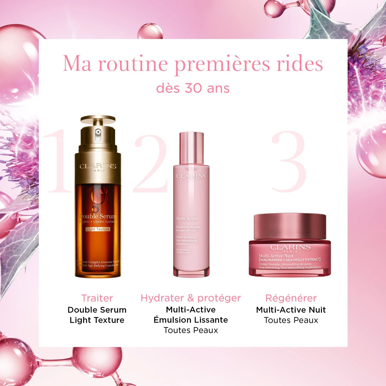 Clarins zaglađujuća emulzija, pojačivač sjaja - za sve tipove kože