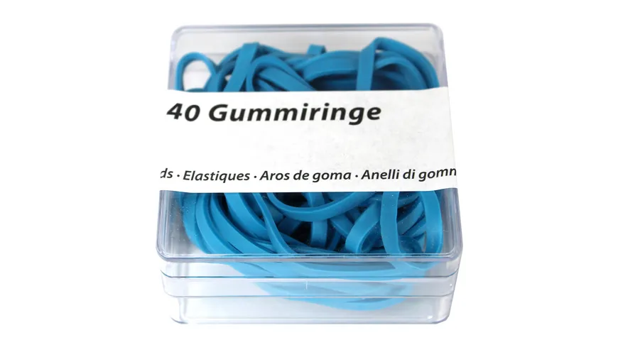 Metzger & Mendle Gummiringe neon 40 Stück