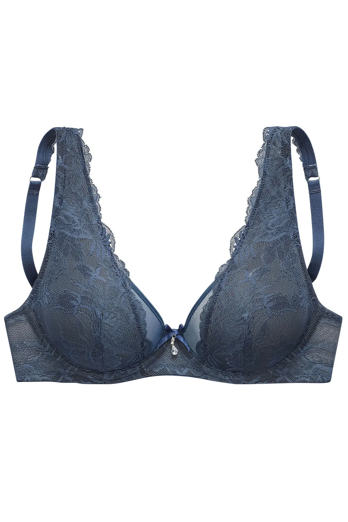 LASCANA  BH - Blau - Unifarben