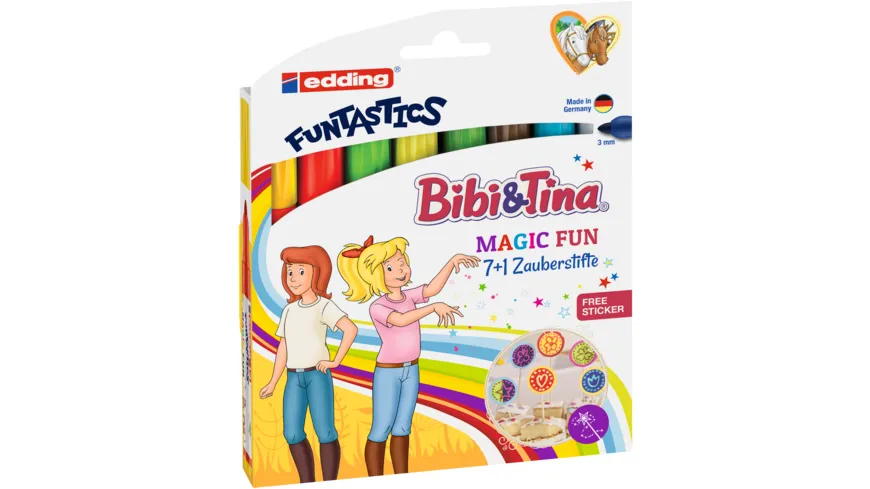 edding 13 Magic Fun Fasermaler 8er-Set Bibi & Tina