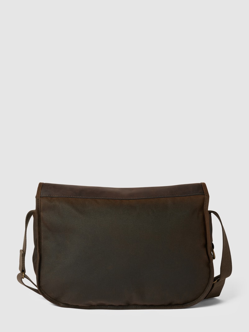 Laptoptasche mit Label-Prägung Modell 'TARRA' in olivgrün