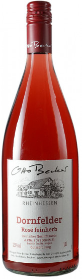 2022 Dornfelder Rosé feinherb 1,0 L - Weingut Otto Becker