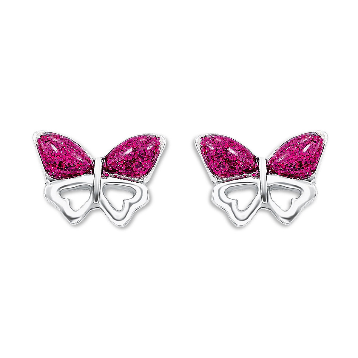 Ohrstecker für Mädchen, 925 Sterling Silber | Schmetterling Ohrstecker für Mädchen