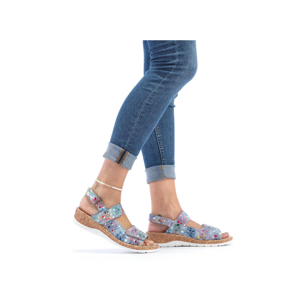 Rieker Damen Riemchensandalen multi