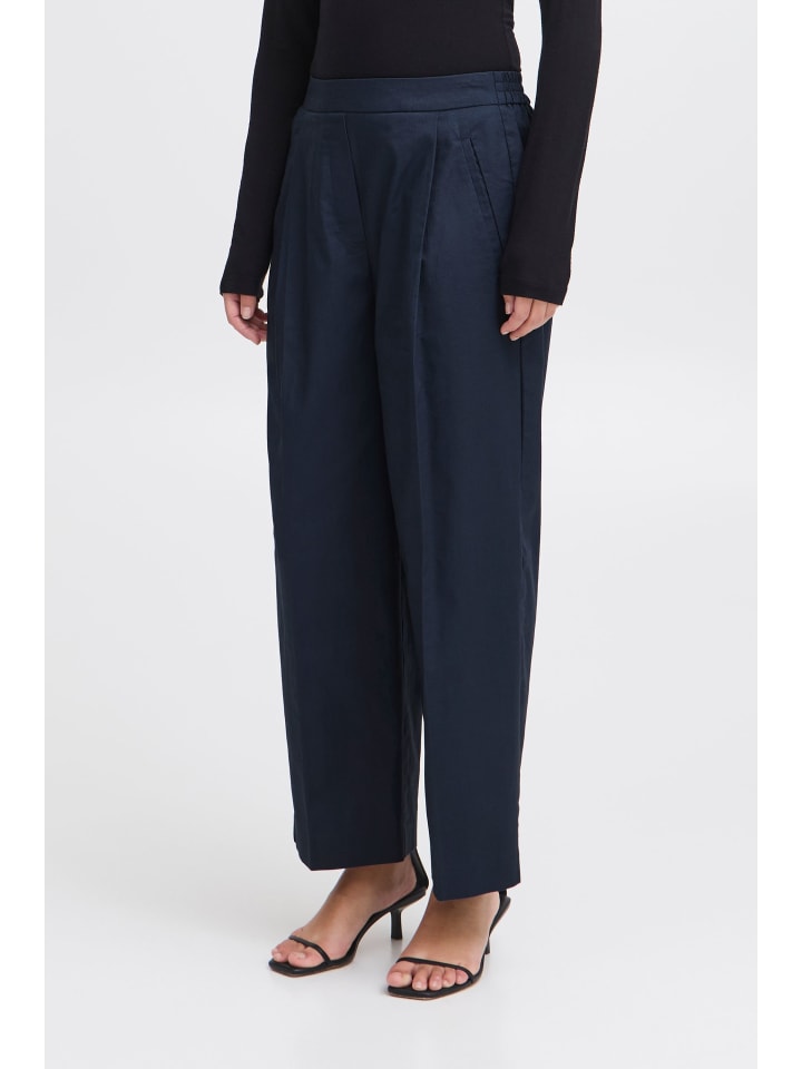 ICHI Culotte in nachtblau günstig kaufen