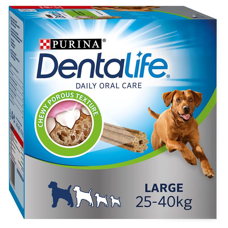 PURINA Dentalife Tägliche Zahnpflege-Snacks für große Hunde