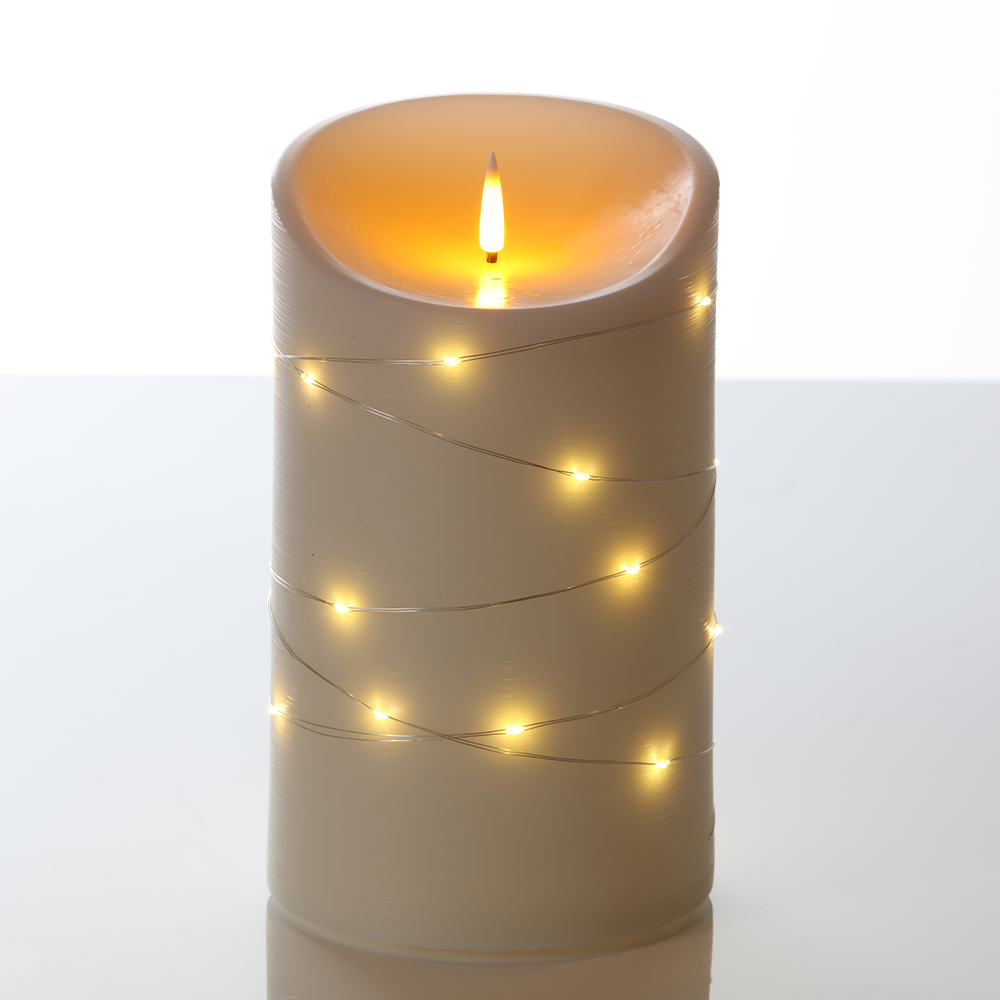 ELEPHANT CANDLE LED Outdoor Echtwachskerze 