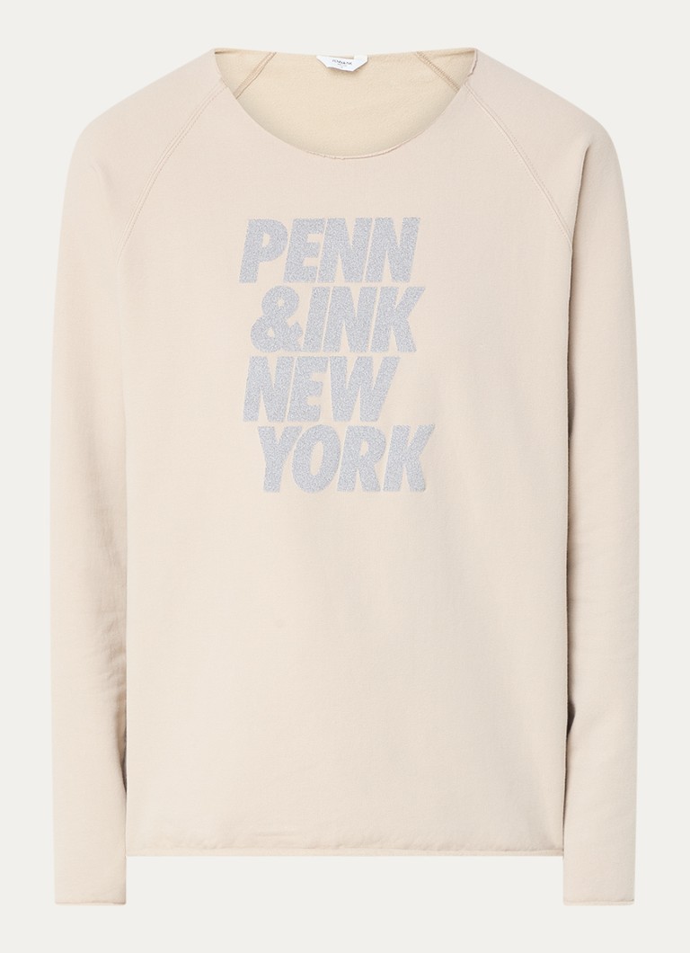 Pull Penn & Ink avec logo imprimé