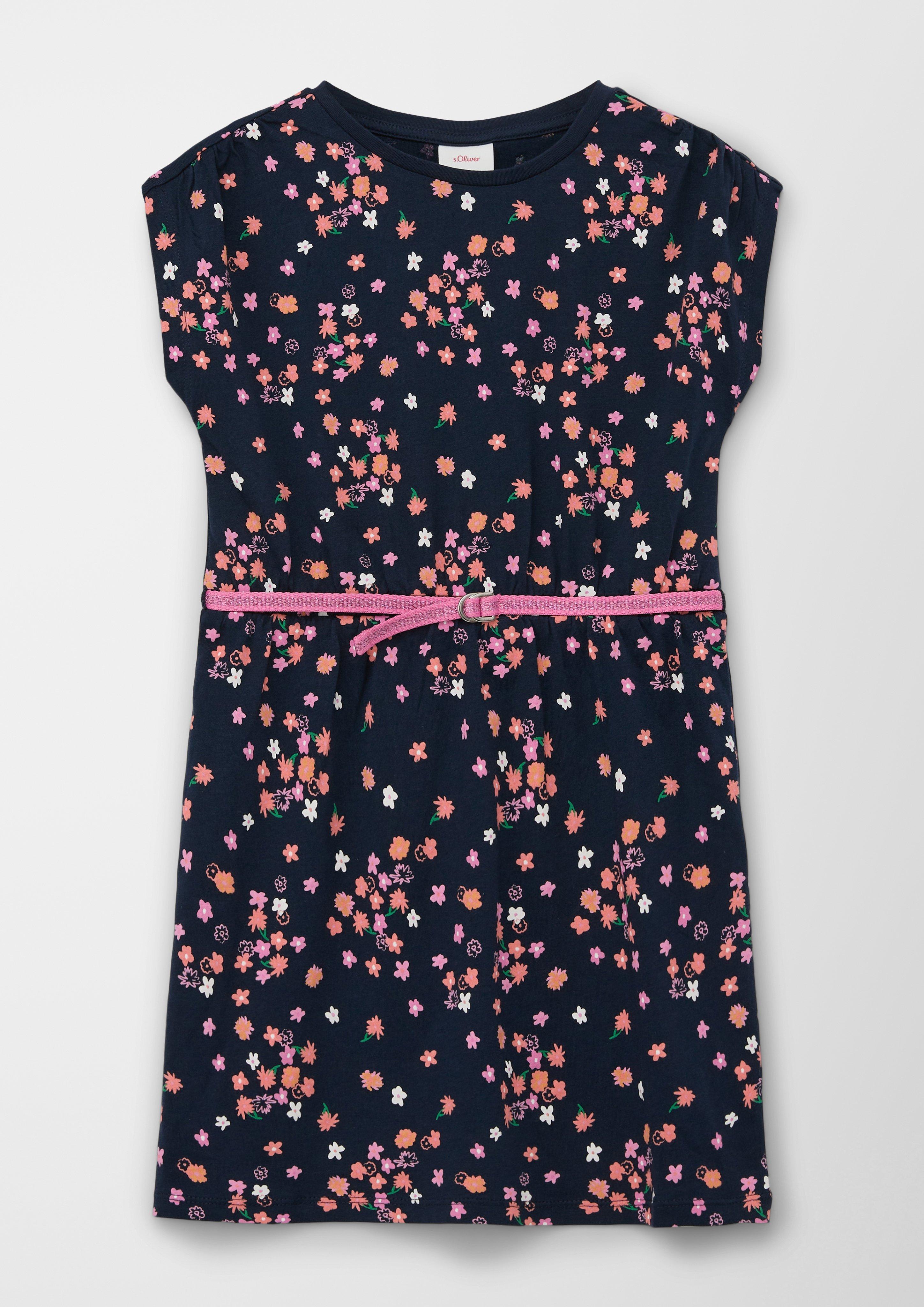 Baumwollkleid mit Stoffgürtel  2127441-59A4