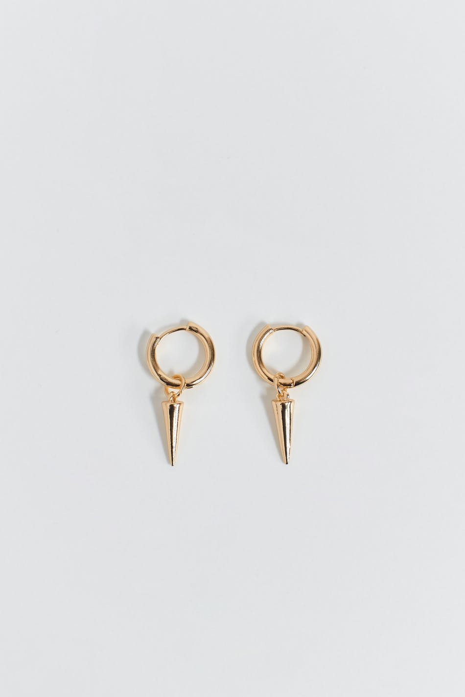 Spike hoop earrings
