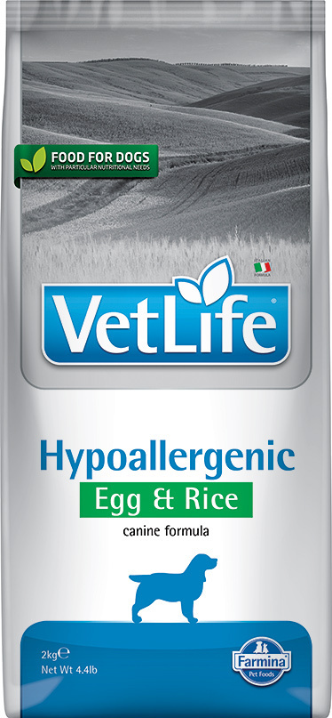 VetLife Hypoallergenes Hundefutter VetLife Farmina Hypoallergenic - Ei & Reis