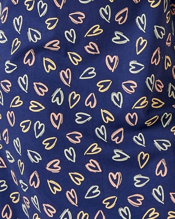 Chemise de nuit maille jersey coton peigné