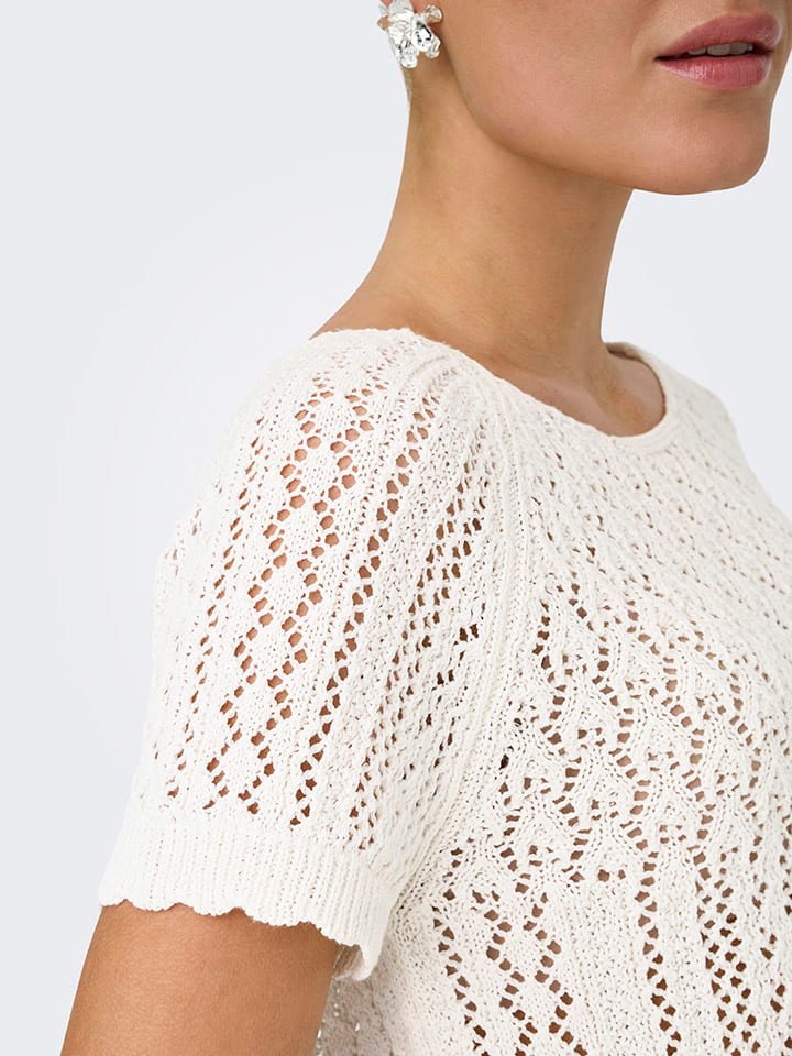 ONLY Pullover in Creme günstig kaufen