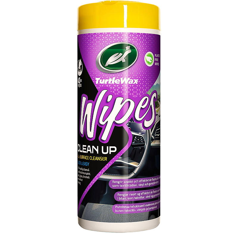 Turtle Wipes clean-up Turtle Wax