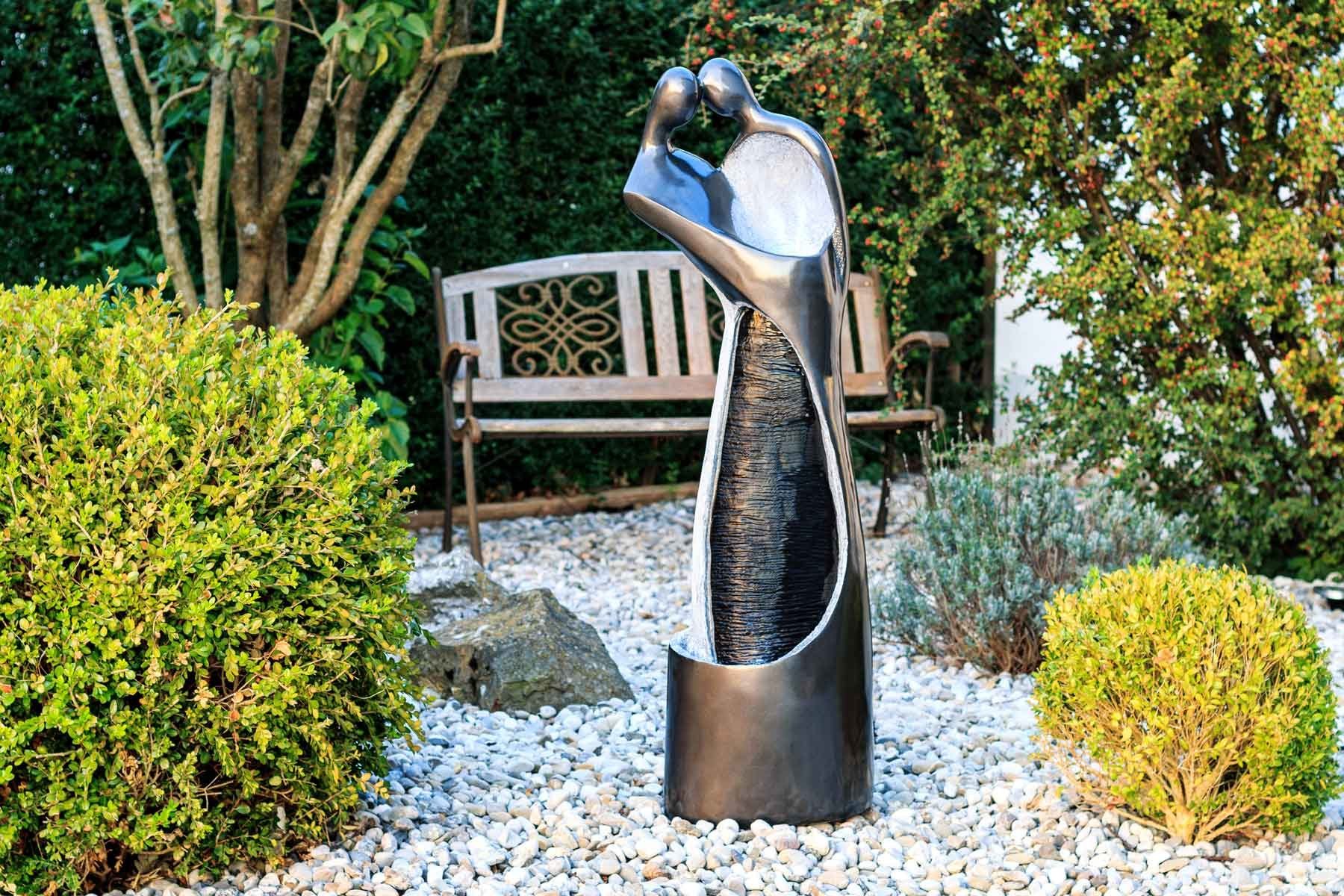 Kiom Gartenbrunnen Springbrunnen Figurenbrunnen FoPair Led 118cm, 36 cm Breite