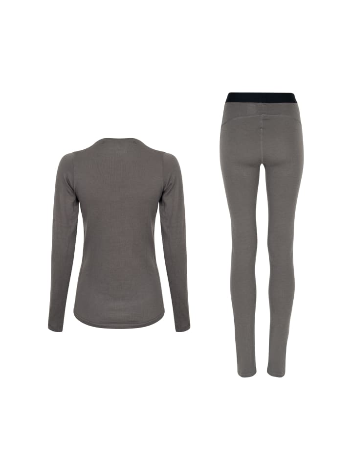 DANISH ENDURANCE Baselayer-Set Merino Baselayer in grau günstig kaufen