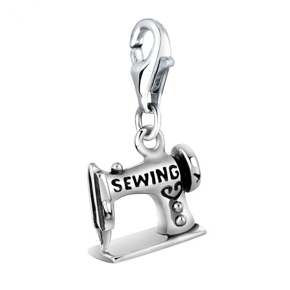Nenalina Nenalina Amulette Femmes machine à coudre pendentif en argent sterling 925 Pendentif