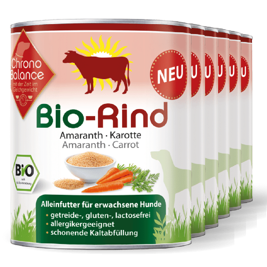ChronoBalance Hundenassfutter ChronoBalance Alleinfutter Rind mit Amaranth und Karotte 4,8 kg