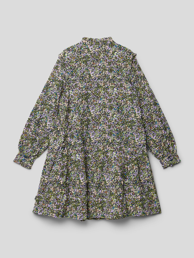 Kleid mit Allover-Muster Modell 'MILLFLEUR' in flieder