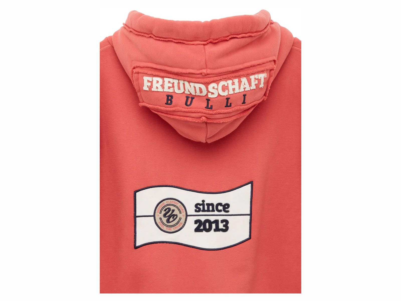 Van One Bulli Freundschaft Red Hoodie